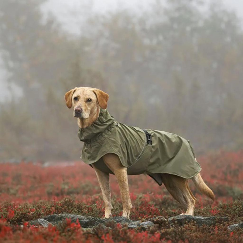 Rukka Pets Ripple Regenjacke Regenmantel olivgrün 60