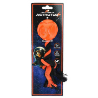 Dog Comets AstroTug Ball mit Seil für extra Action Orange