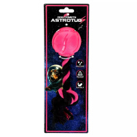 Dog Comets AstroTug Ball mit Seil für extra Action Pink