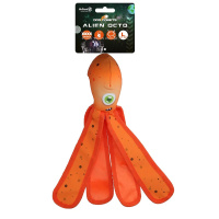 Dog Comets Alien Oktopus Apportierspielezug für Hunde orange L