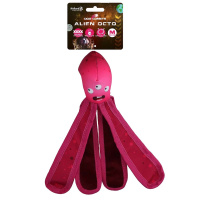 Dog Comets Alien Oktopus Apportierspielezug für Hunde pink M