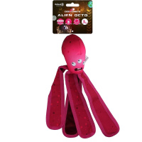 Dog Comets Alien Oktopus Apportierspielezug für Hunde pink L