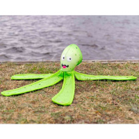 Dog Comets Alien Oktopus Apportierspielezug für Hunde grün M