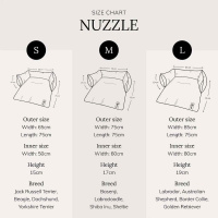 District 70 NUZZLE Sofa Bed Hundebett Taupe S