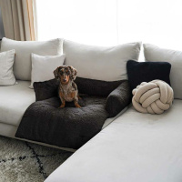 District 70 NUZZLE Sofa Bed Hundebett Dark Grey L