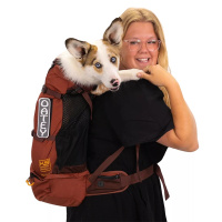 K9 Sport Sack® Knavigate Hunderucksack Dune Red-rot XL