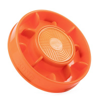 KONG Licks Mealtime interaktiver Futterspender Schleckmatte für Hunde orange L