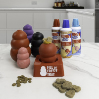 KONG Befüll- & Gefrierhalter Tray Single für KONG Spielzeuge rot