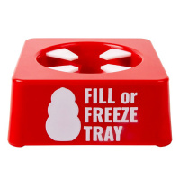 KONG Befüll- & Gefrierhalter Tray Single für KONG Spielzeuge rot