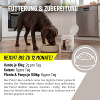 REAVET Zeolith VET Pulver unterstützt die Verdauung für Hunde 700g