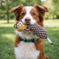 PITUPITA Wildleder Spielzeug Affe KIKO