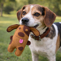 PITUPITA Wildleder Spielzeug Hund PITI