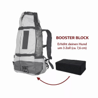 K9 Sport Sack® Booster Block sorgt für optimale Sitzposition im Rucksack XS/S
