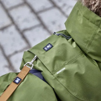 Hurtta Mudventure Coat ECO Regenmantel Forest oliv 40