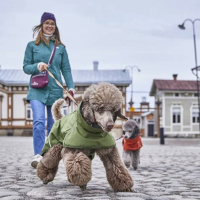 Hurtta Mudventure Coat ECO Regenmantel Forest oliv 50