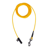 Rukka Pets BIODIPRO Tracking Leine gummierte Schleppleine rund gelb L 10M