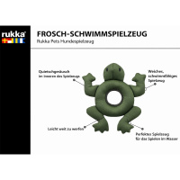 Rukka Pets Frog Floating Toy schwimmender Frosch in oliv
