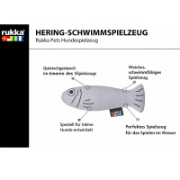 Rukka Pets Herring Floating Toy schwimmender Hering in grau