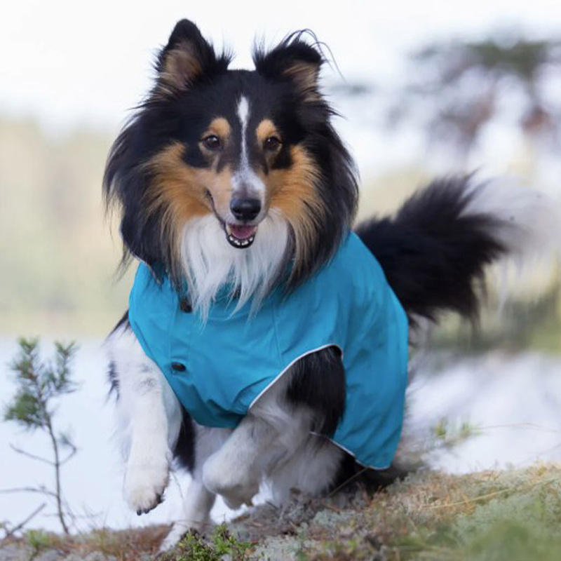 Rukka Pets Regenjacke Regenmantel Stream in blau