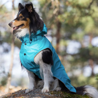 Rukka Pets Regenjacke Regenmantel Stream in blau