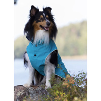 Rukka Pets Regenjacke Regenmantel Stream in blau 30 cm