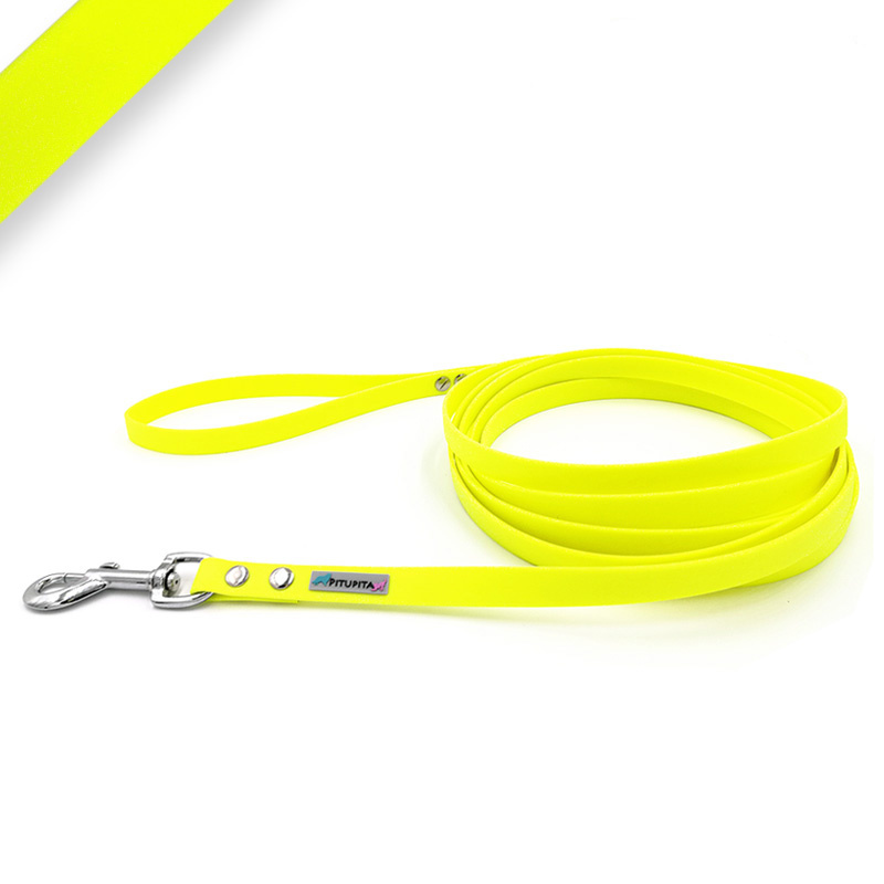 Biothane® Schleppleine 13mm YE527 neongelb 2m Stopper
