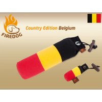 FIREDOG Länder Edition Dummy Apportierspaß für Hunde Belgien 250g