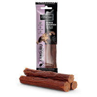 Chewies Hundezigarren Kaurollen 75g Hirsch & Leinsamen