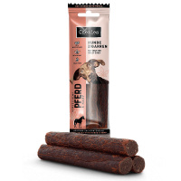 Chewies Hundezigarren Kaurollen 75g Hirsch & Leinsamen