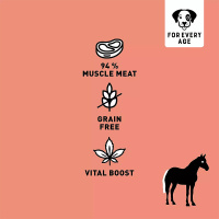 Chewies Hundezigarren Kaurollen 75g Hirsch & Leinsamen