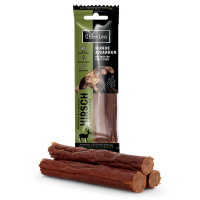Chewies Hundezigarren Kaurollen 75g Hirsch & Leinsamen