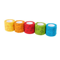 KRUUSE Fun-Flex Care Selbsthaftender Verband für Hunde 5CM/4,5M