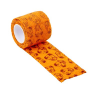 KRUUSE Fun-Flex Care Selbsthaftender Verband für Hunde 10CM/4,5M