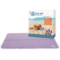 CoolPets Gel Cooling Matte Kühlmatte für Hunde lila L
