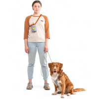 Woolly Wolf Alpha 360 Hundegeschirr für Hunde Glacier Green mint L