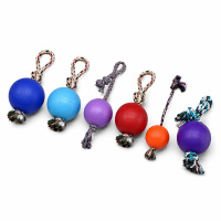 Jolly Romp-n-Roll Spielball mit Seil für Hunde