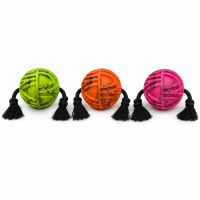 Dog Comets Nebula TUG Rope Ball mit Seil für Hunde 18cm