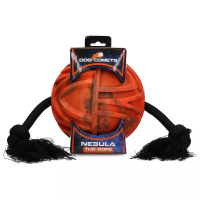 Dog Comets Nebula TUG Rope Ball mit Seil für Hunde 18cm