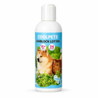 CoolPets Sunblock Lotion Sonnenschutz wasserfest SPF 15+ für Hunde