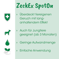 cdVet ZeckEx SpotOn Zeckenschutz für Hunde