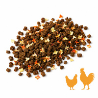 PITUPITA Hundefutter Trockenbarf 100% Geflügel mit...