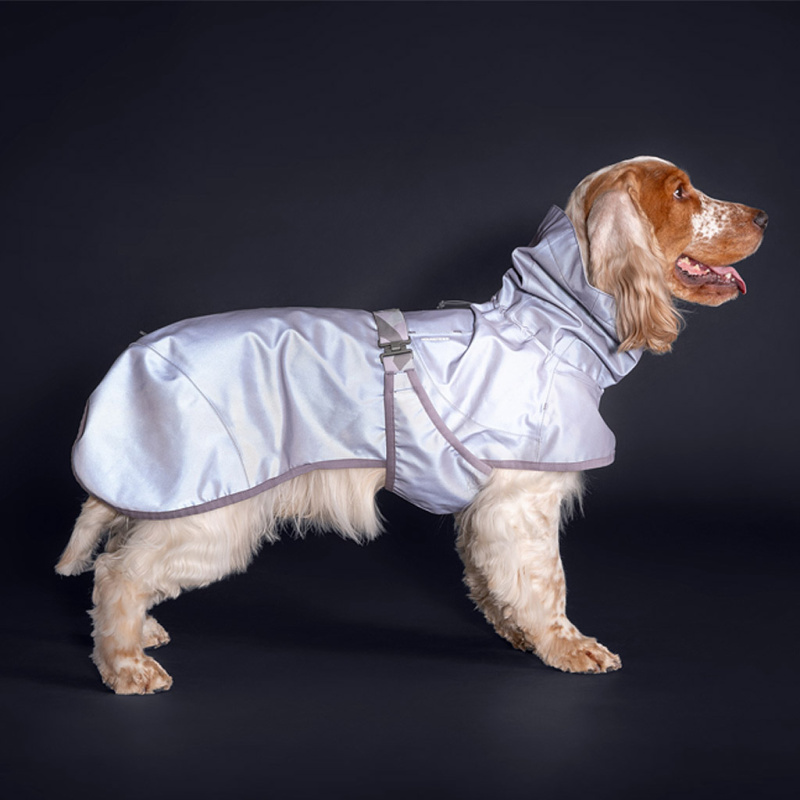Hurtta Mudventure Reflective Coat reflektierender Regenmantel