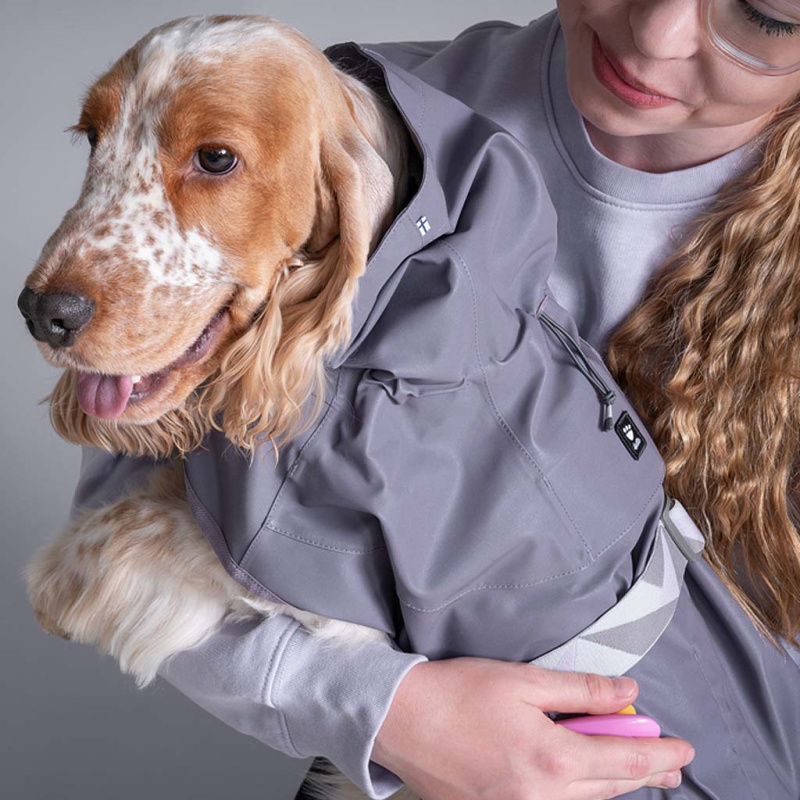 Hurtta Mudventure Reflective Coat reflektierender Regenmantel