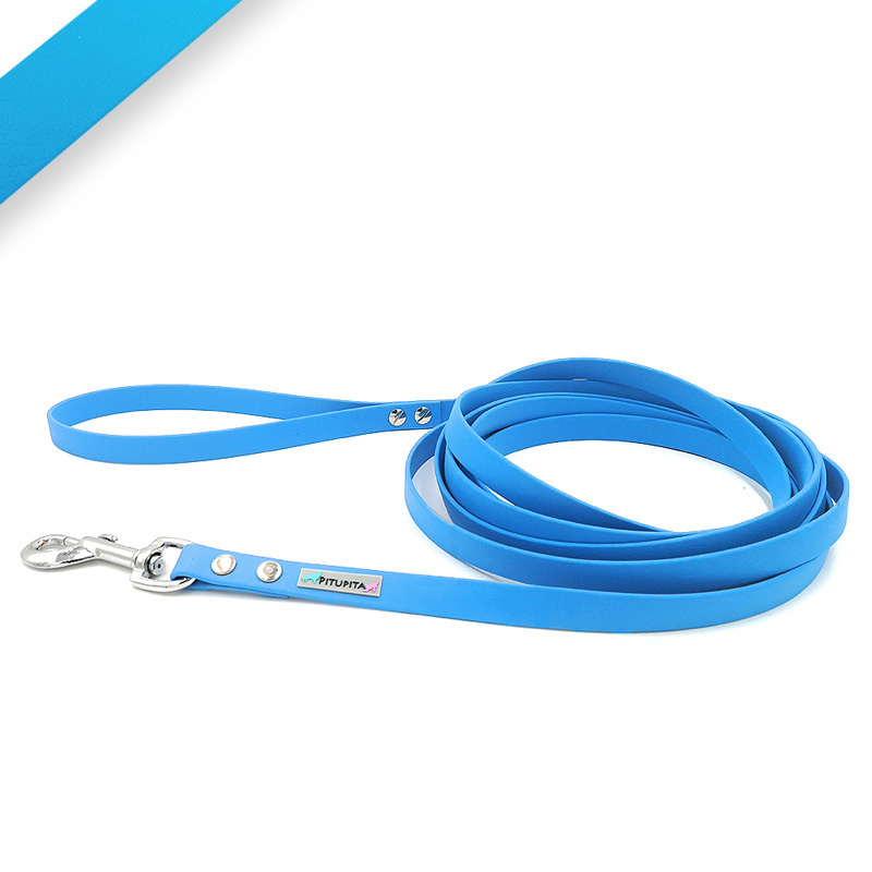 Biothane® Schleppleine 9mm BU521 hellblau 6m Offen
